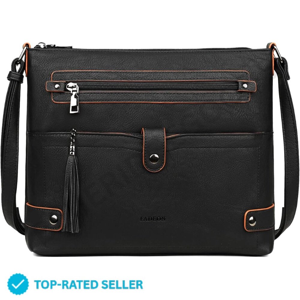 Brand New FADEON Crossbody Bag Black Designer